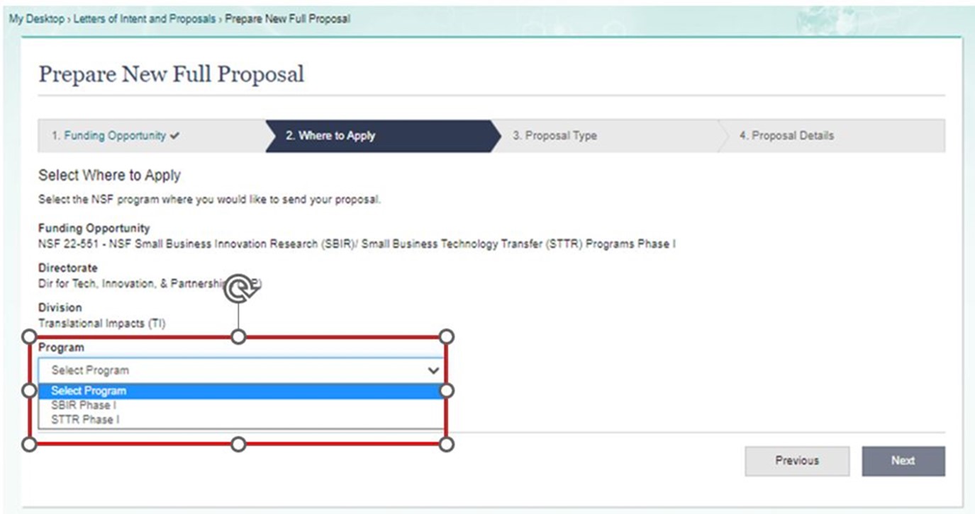 Where to Apply - Select Program